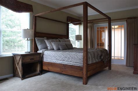 You could discovered one other king bed frames better design ideas. Canopy Bed - King Size » Rogue Engineer