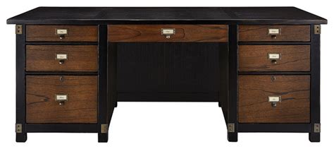 Telegraph Executive Desk Traditional Desks And Hutches By Arhaus