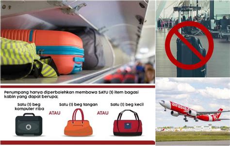 Cari destinasi di bahagian atas. Terkini, Hanya Satu Beg 'Muat Letak Bawah Tempat Duduk ...