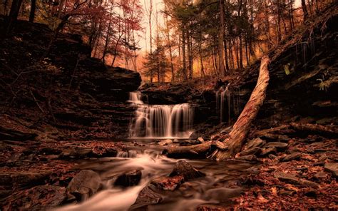 776119 Autumn Forests Waterfalls Rare Gallery Hd Wallpapers