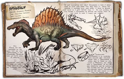Dino Dossier Spinosaur Ark Survival Evolved
