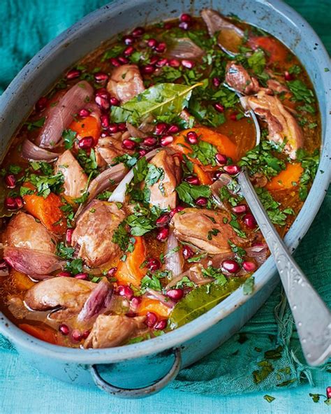 Your dinner party will run smoothly with our easy main course recipes. Pomegranate and chicken stew - delicious. magazine