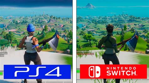 Fortnite Chapter 2 Ps4 Vs Switch Graphics And Fps Comparison