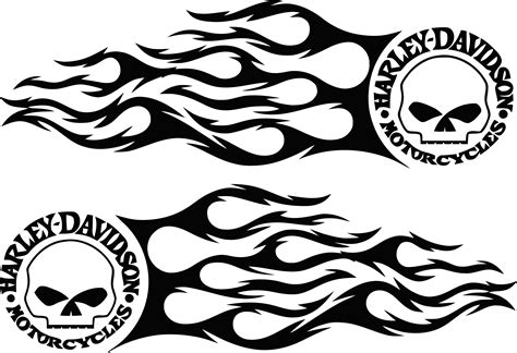 Printable Harley Davidson Flames Printable Templates
