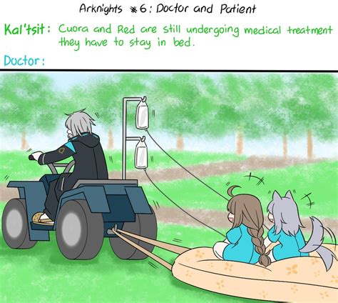 Doctor Projekt Red Male Doctor Old Man And Cuora Arknights Drawn