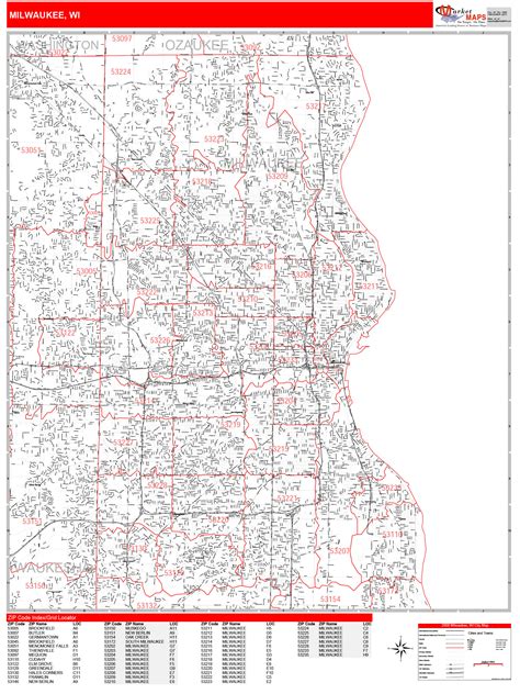 Milwaukee Zip Code Map With Streets