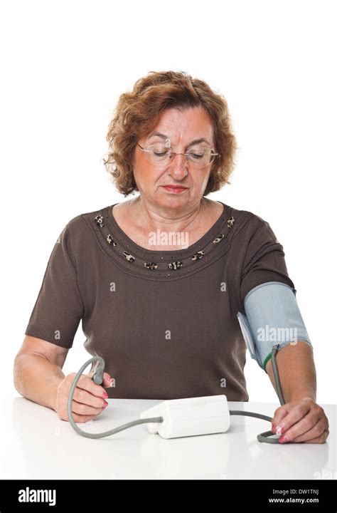 Blood Pressure Check Stock Photo Alamy