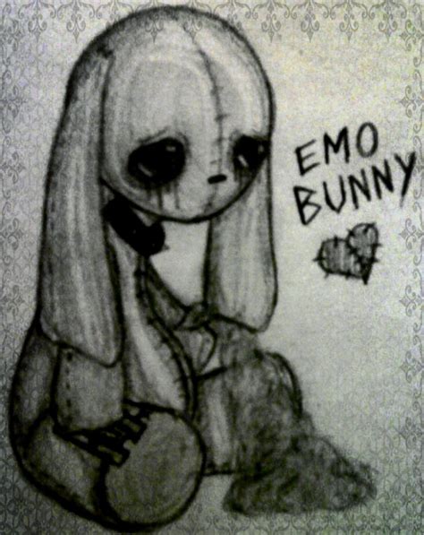 Emo Bunny By Xbrokenbutterfliesx On Deviantart
