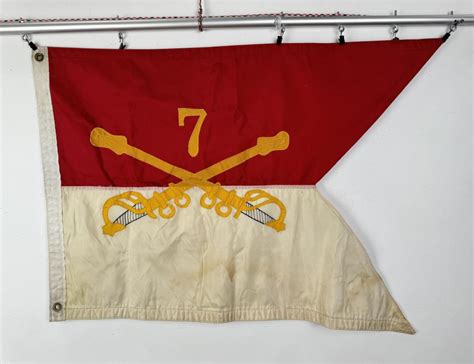 At Auction 7th Cavalry Guidon Flag