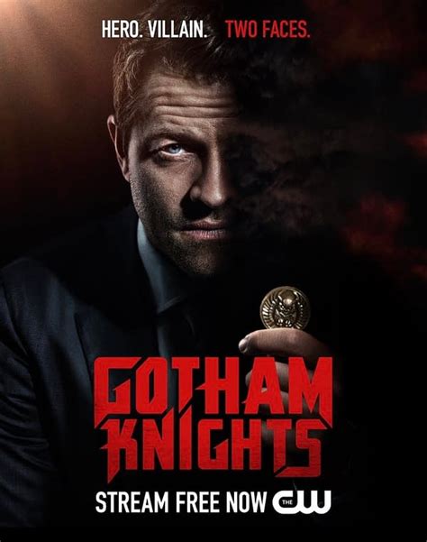 Gotham Knights Key Art Poster Teases Harvey Dents Two Face Descent