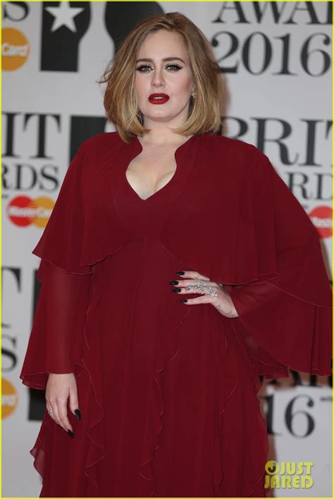 Adele Rocks Gorgeous Flowing Dress At BRIT Awards Photo Adele Photos Just