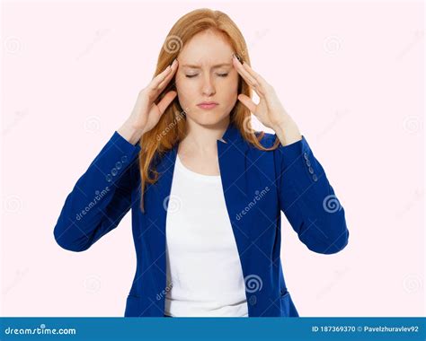 Woman Do Face Palm Girl Make Facepalm Female Migraine Head Pain Bad