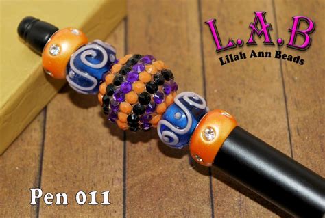 Beautiful Beaded Pens Featuring Handmade Lilah Ann Beads Etsy