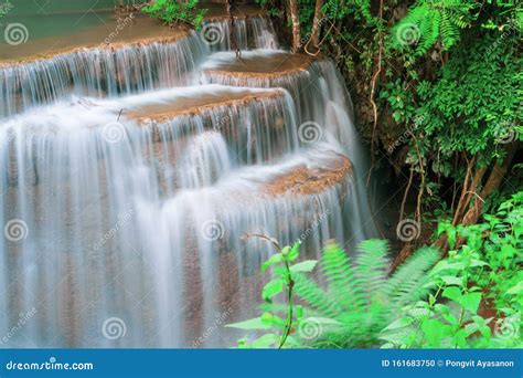 Huai Mae Kamin Waterfall Srinakarin At Kanchanaburi In Thailandonsen