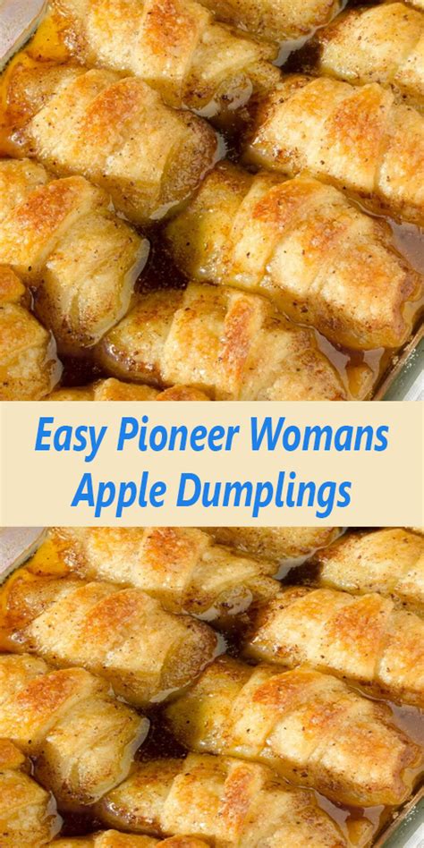 This crockpot chicken thighs recipe makes an easy keto & low carb the pioneer woman's twice baked potato casserole. Easy Pioneer Womans Apple Dumplings in 2020 | Apple ...