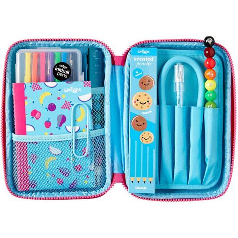 Smiggle Super T Pack Big Pencil Cases Kawaii School Supplies