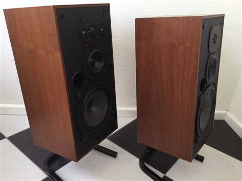 Bowers And Wilkins Dm23 Woodcase Speakers Vintage Speaker Service