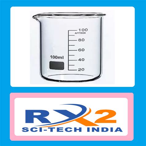 Cylindrical Laboratory Glass Beakers Capacity 100ml At Rs 95 Piece In Noida