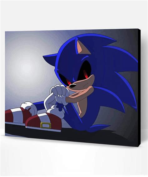 Sonic Red Eyes Paint By Numbers Paint By Numbers Pro