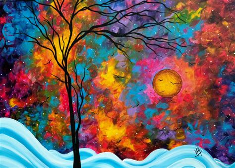 Starry Starry Night Poster By Megan Duncanson Displate