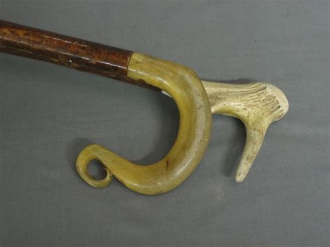 A Crook With Stag Horn Handle And A Stag Horn Walking 1st September