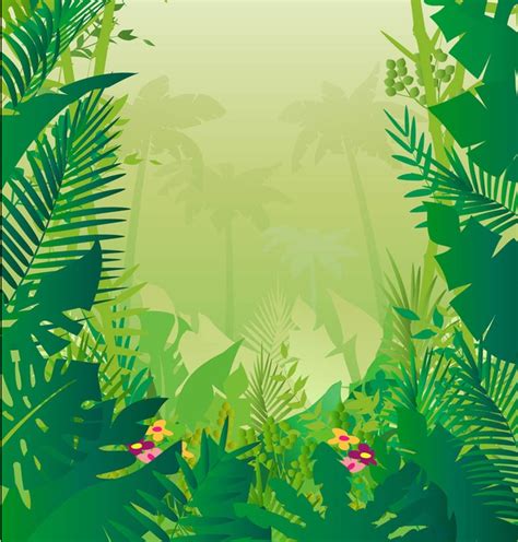 Jungle Background Graphic Vector Free Download