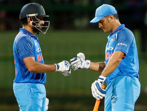 Ms Dhoni Batting At No 4 Is Ideal For Team India Says Rohit Sharma
