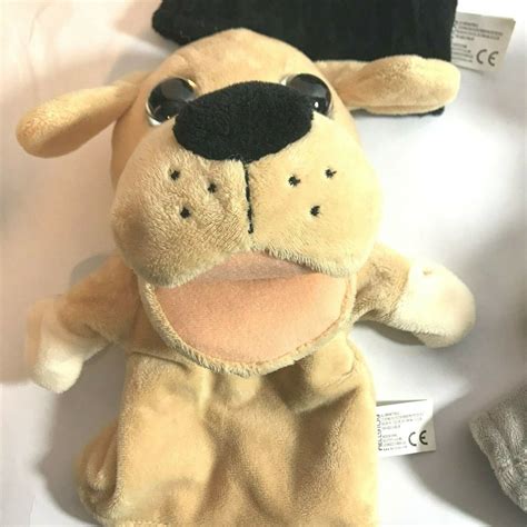 Plush Puppy Hand Puppets Set Of 3 Dogs Kellytoy 9 X 9 Educational Toy