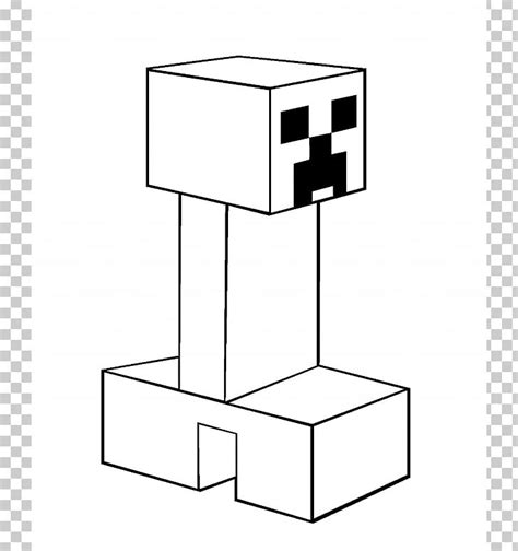 Black And White Minecraft Creeper Clipart