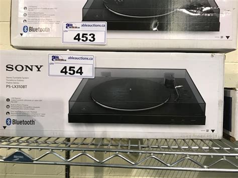 Sony Stereo Turntable System Model Ps Lx310bt