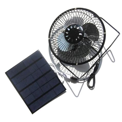86 Inch Usb Solar Fan With 225w 5v Solar Panel Charging For Phone