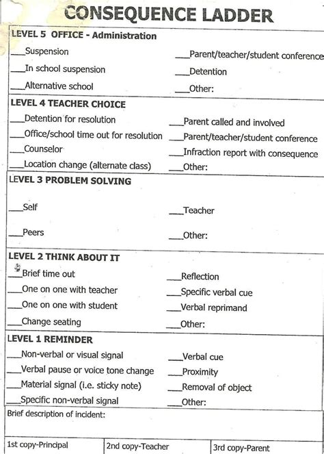 Worksheets For Behavior Management Classroom Rules