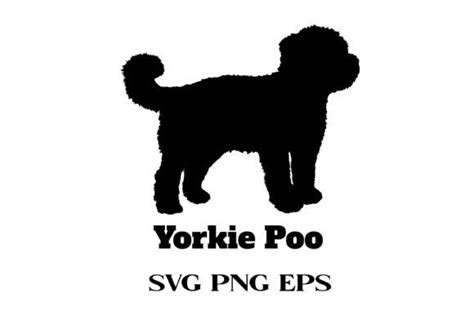 Yorkie Poo Dog Silhouette Svg Graphic By Pony3000 · Creative Fabrica