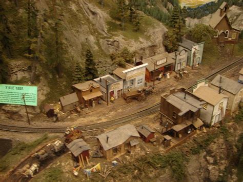 The Great Canadian Railway Lumber Town Model Train Scenery Model
