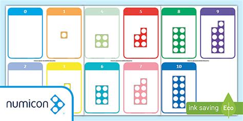 Numicon Shape Number Cards Teacher Made Twinkl