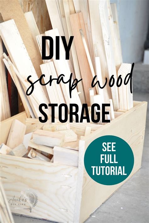Easy Diy Scrap Wood Organization Beginner Woodworking Projects Easy