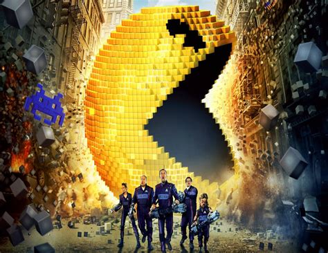 Pixels Movie Pacman Team Edible Cake Topper Image Abpid00026