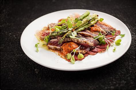 Tataki de thon et speck Recettes Signé M avec