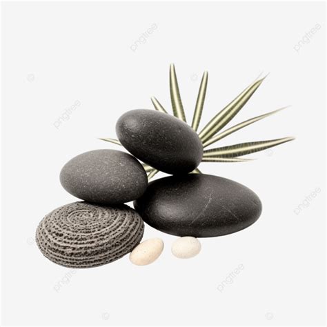 Volcanic Massage Stones On The Sand Relaxation Concept Relax Stone