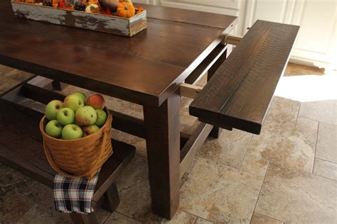 Rustic Harvest Table Wtwo Removable Extensions Reclaimed Etsy
