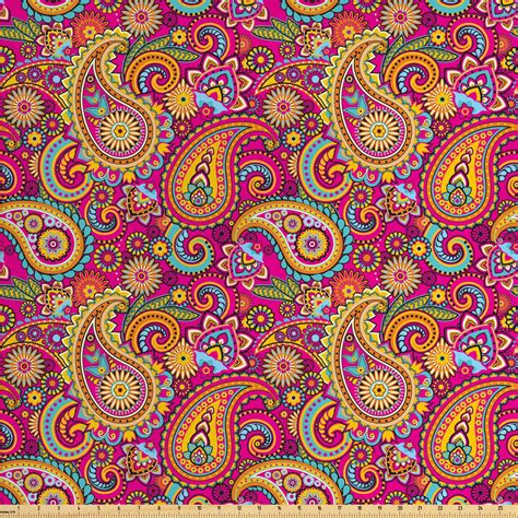 Paisley Fabric For Clothing 100 Cotton Print And 60″ Wide
