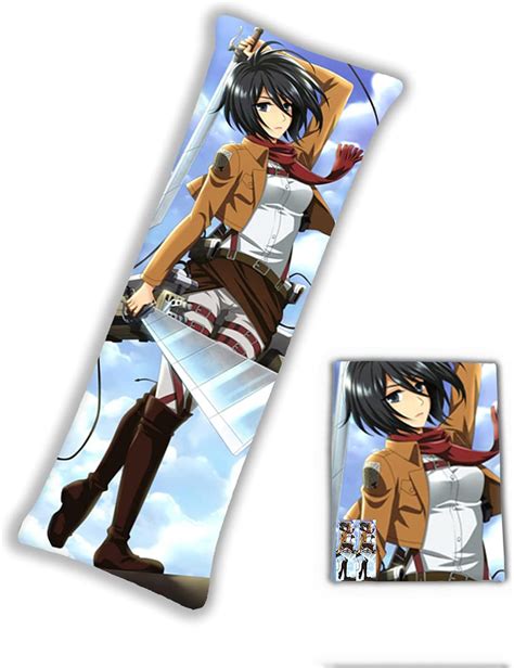 Attack On Titan Mikasa Ackerman Anime Body Pillow Case