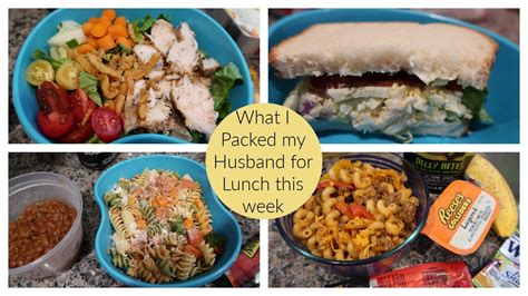 What I Packed My Husband For Lunch Easy Lunch Ideas Youtube