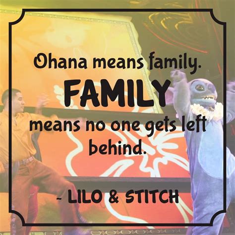 Taking disney dining to a new level. Ohana Means Family | Ohana means family, Disney quotes, Ohana
