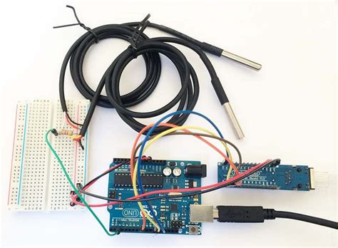 Схема подключения датчика температуры Ds18b20 к Arduino описание и