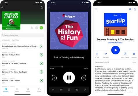 The podcast app is the easiest way to find, save and listen to all your * discover the best episodes based on your favorite topics ranging from sports and health to finances and career development, to history and sex. Best Podcasts App Alternatives for iPhone in 2020