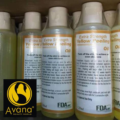Extra Strength Yellow Peeling Oil Avana Beauty World