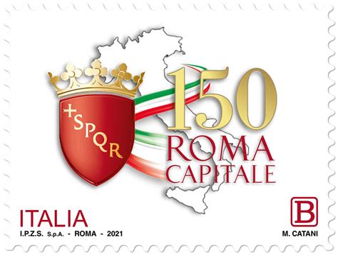 Arriva Il Francobollo Per I 150 Anni Di Roma Capitale Tusciawebeu