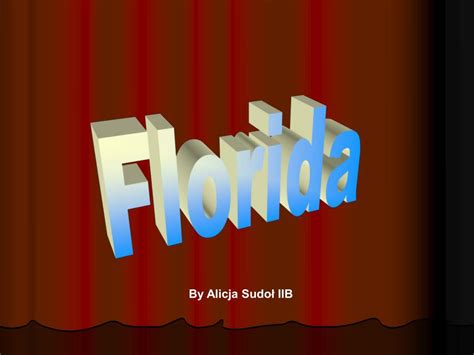 Ppt Florida Powerpoint Presentation Free Download Id4820456