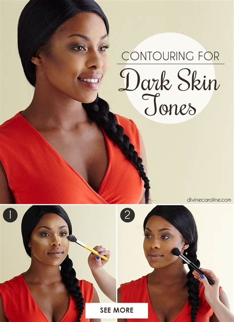 tips and tricks for contouring dark skin tones more dark skin tone dark skin dark skin makeup